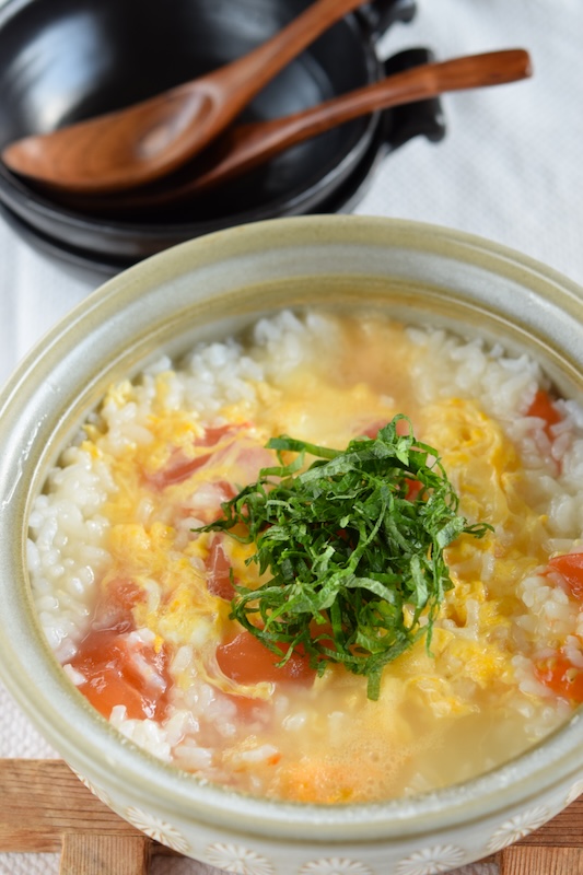 体うるおすトマたま粥